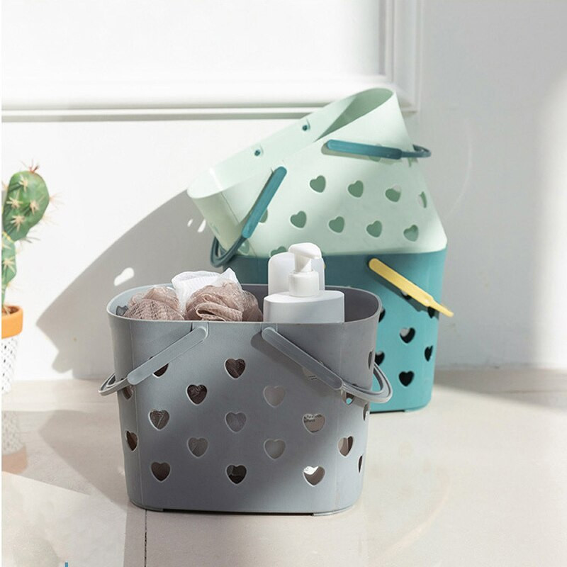Prenosný dutý kúpeľňový košík, módny sprchový gél, šampón, čistiaci prostriedok na tvár, úložný košík, plastová krabica, nákupný košík