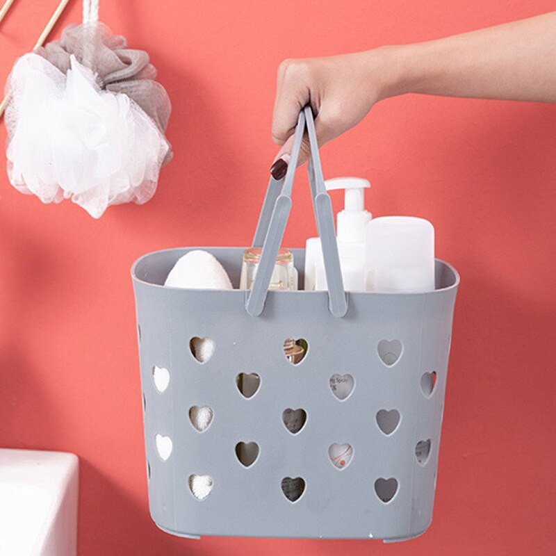 Prenosný dutý kúpeľňový košík, módny sprchový gél, šampón, čistiaci prostriedok na tvár, úložný košík, plastová krabica, nákupný košík