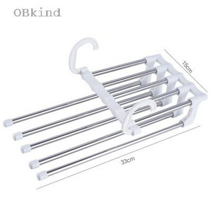 vanzlife Skladací vešiak na nohavice, viacvrstvový vešiak na nohavice, domáci magický klip na nohavice, úložný priestor na šatník, vešiak na nohavice