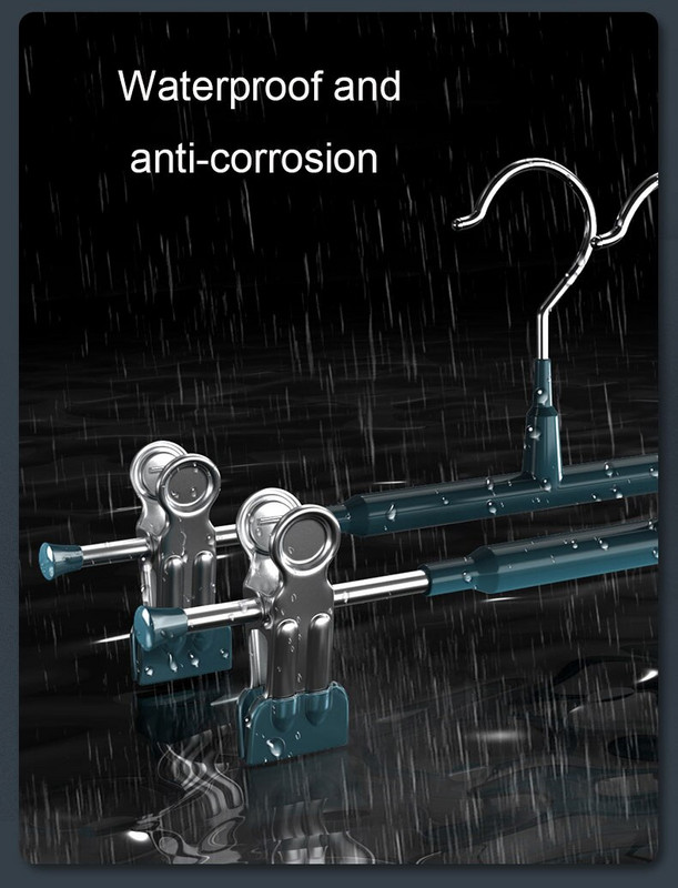 10db rozsdamentes acél nadrág fogas szárító szoknya nadrág gardrób Ruházat szervező fehérnemű zokni kapcsos nadrágtartó