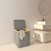 Kreatívny vodotesný skladací kôš na bielizeň s minimalistickým vekom, úložný priestor na špinavú bielizeň, moderný organizér do sprchy