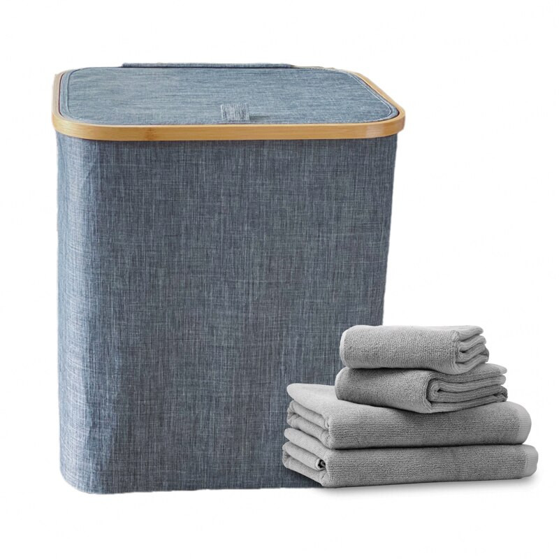 Kreatívny vodotesný skladací kôš na bielizeň s minimalistickým vekom, úložný priestor na špinavú bielizeň, moderný organizér do sprchy