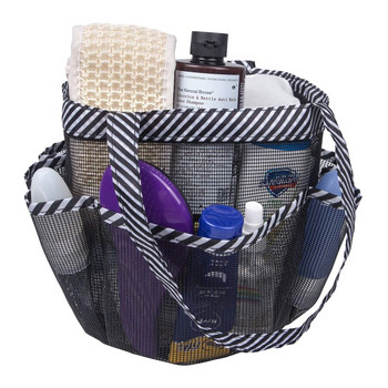 Мрежеста чанта за душ Caddy за студентски общежития Основни неща, висяща преносима чанта за тоалетни принадлежности за аксесоари за баня