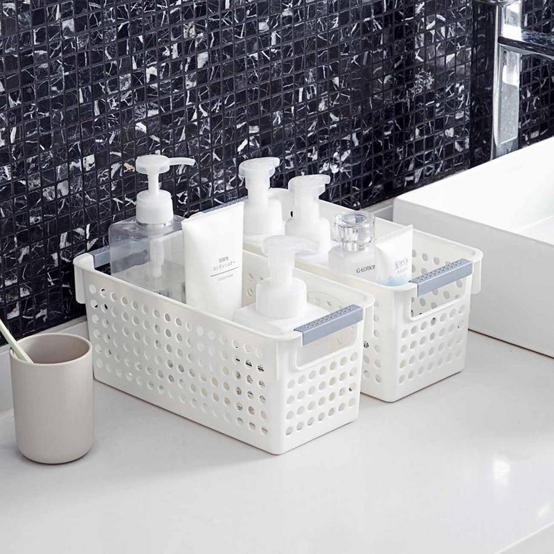 Coș de baie de duș Coș portabil de depozitare Organizator de machiaj Gustări Coș de jucării Cutie Cutie Organizator de bucătărie Accesorii de baie