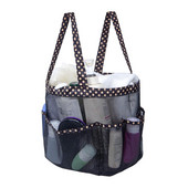 Sieťovaná prenosná taška do sprchy do internátu, závesná prenosná taška, toaletné potreby, kúpeľňové doplnky