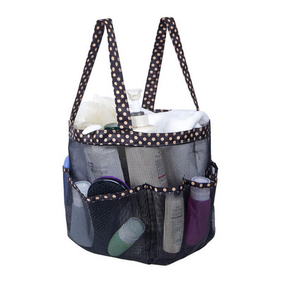 Sieťovaná prenosná taška do sprchy do internátu, závesná prenosná taška, toaletné potreby, kúpeľňové doplnky