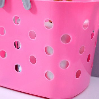 Креативна куха водоустойчива кошница за съхранение Битова кошница за баня Многофункционална пластмасова преносима кутия за съхранение Органайзер