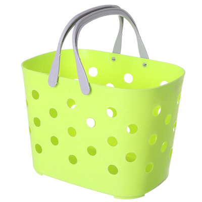 Kreatívny dutý vodotesný úložný košík do kúpeľne, multifunkčný plastový prenosný úložný box, organizér