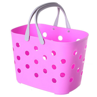 Kreatívny dutý vodotesný úložný košík do kúpeľne, multifunkčný plastový prenosný úložný box, organizér