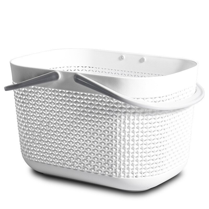 Kupaonska prijenosna košara za kadu Plastična košara za kadu stolna grickalica mala kutija za pohranu košara za pohranu potrepština za kupanje