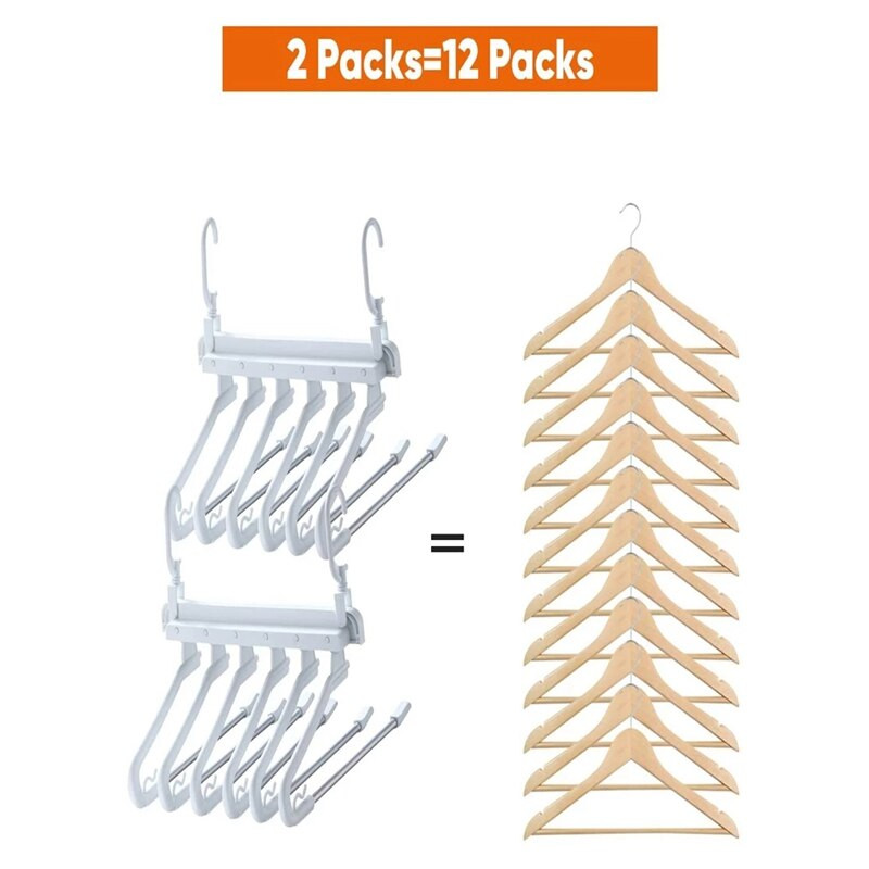 6-poschodové vešiaky na nohavice, vešiak na nohavice, organizér oblečenia, multifunkčný vešiak na nohavice, priestorovo úsporné vešiaky na nohavice