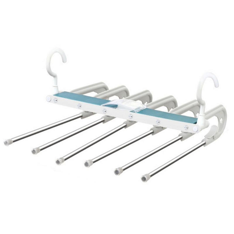Suport telescopic pliabil pentru pantaloni, stabil, durabil, rezistent la rugină, pentru gospodărie, hotel, călătorii, material premium, suport pentru pantaloni care economisește spațiu