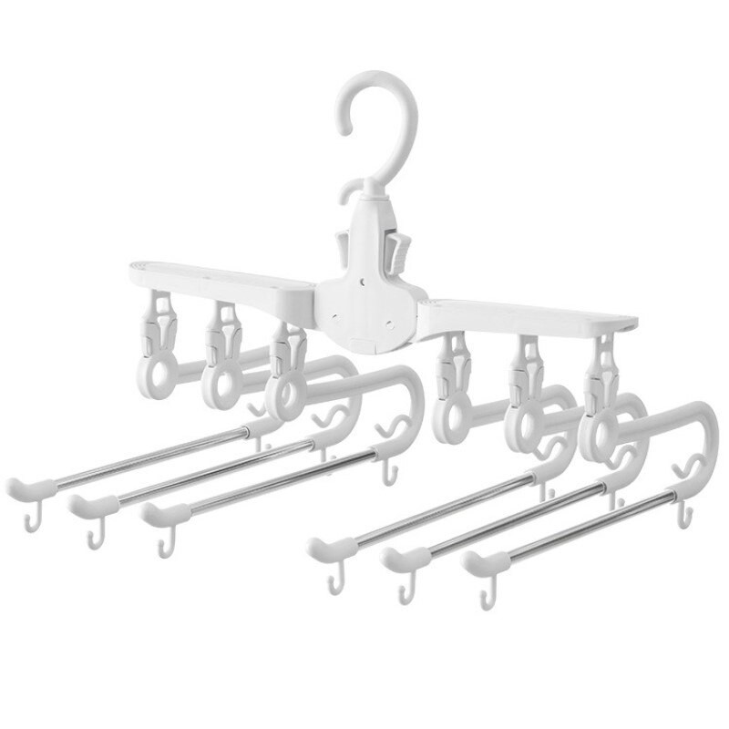 6 in 1 Magic pükste nagi riidepuud Multifunktsionaalne kokkupandav püksiriiul Lipsu nagi riiulid magamistoa kapp Korraldaja riidekapp panipaik