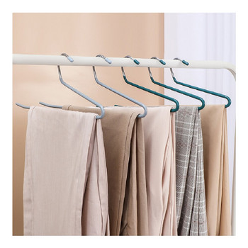 Закачалки за панталони спестяват място в гардероба Аксесоари за балкон Органайзер за дрехи Пране Вътрешни Мултифункционални сухи Закачалки за съхранение на палта