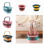 Sulankstomas, sulankstomas pėdų masažo kibiras pėdų mirkymo kibiras Buitinis nešiojamas praustuvas pėdų vonios SPA baseinas pėdų mirkymui