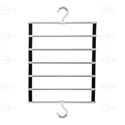 YHSMTG Suport pentru cuier pentru pantaloni 6/8 straturi Suport pentru depozitare haine Organizator pentru garderobă Cârlig pentru prosoape Depozitare și organizare pentru rufe pentru pantaloni