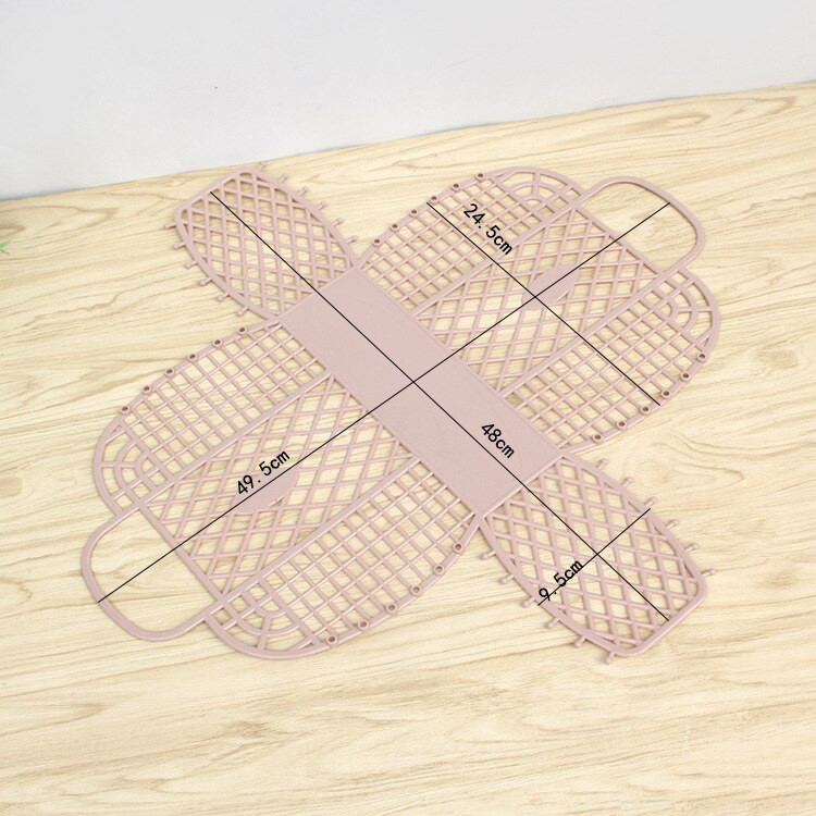 Vonios kambario sulankstomas vonios krepšelis plastikinis tuščiaviduris skalbimo šampūnas. Išardykite pirkinių laikymo krepšelį maisto vaisių laikiklis