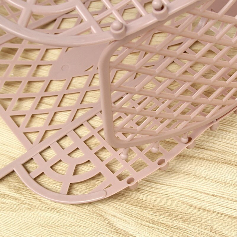 Vonios kambario sulankstomas vonios krepšelis plastikinis tuščiaviduris skalbimo šampūnas. Išardykite pirkinių laikymo krepšelį maisto vaisių laikiklis