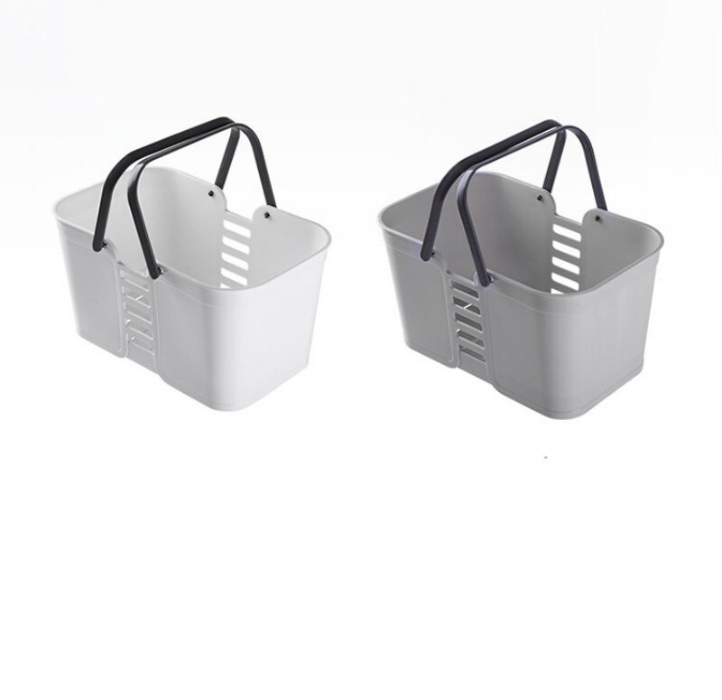 Úložný kôš do domácnosti Prenosný plastový úložný kôš Úložný kôš do kúpeľne Štvorcový kúpeľňový kôš