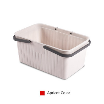Απλό πλαστικό χειρός Αποστράγγιση Καλάθι Μπάνιου Μπάνιο Διάφορα Αναλώσιμα Πλύσιμο Αποθήκευση Καλάθι Κουζίνα Αποθήκευση μικροαντικειμένων