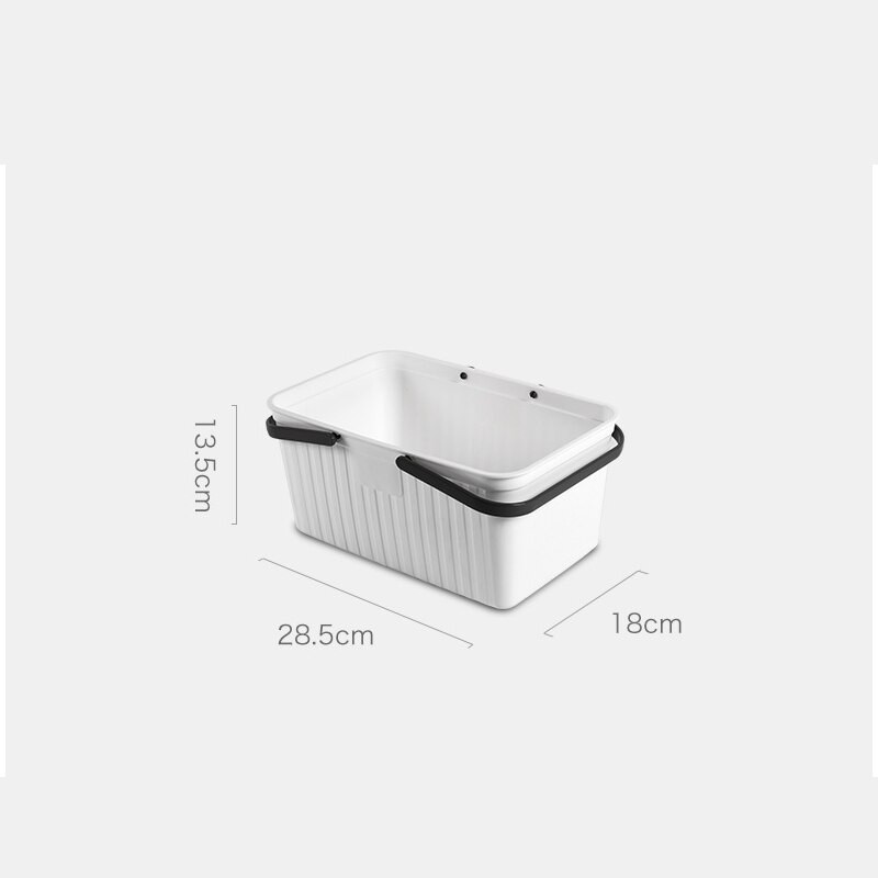 Jednostavna plastična ručna odvodna košara za kadu Kupaonski pribor za pranje stvari Košara za pohranu Kuhinjska pohrana sitnih predmeta