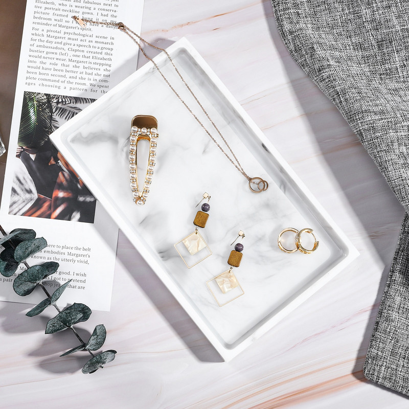 Vonios kosmetinis padėklas, dervos komodos papuošalai žiediniai indai, laikikliai, virtuvės kriauklės stalviršio lėkštės laikiklis kvepalams