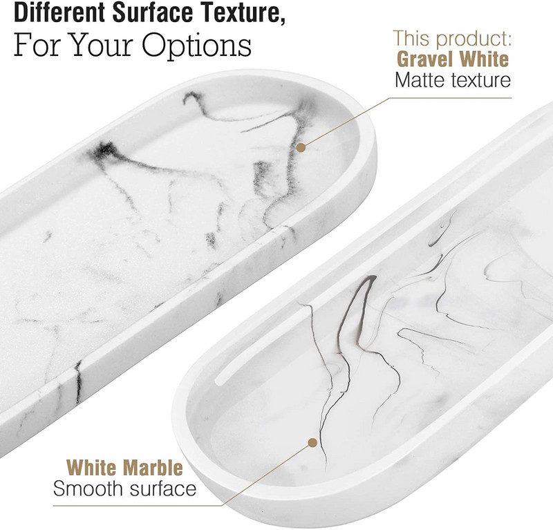 Praustuvo padėklas, tualeto bako ovalus laikymo padėklas, dervos marmuro rašto vonios padėklas, vonios kambario muilo padėklas stalviršis muilui