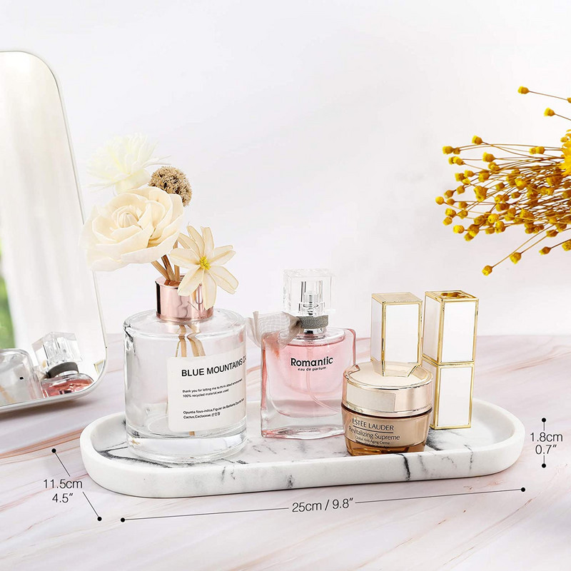 Praustuvo padėklas, tualeto bako ovalus laikymo padėklas, dervos marmuro rašto vonios padėklas, vonios kambario muilo padėklas stalviršis muilui