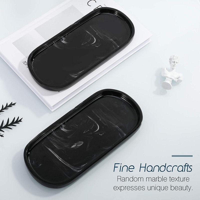 Praustuvo padėklas, tualeto bako ovalus laikymo padėklas, dervos marmuro rašto vonios padėklas, vonios kambario muilo padėklas stalviršis muilui