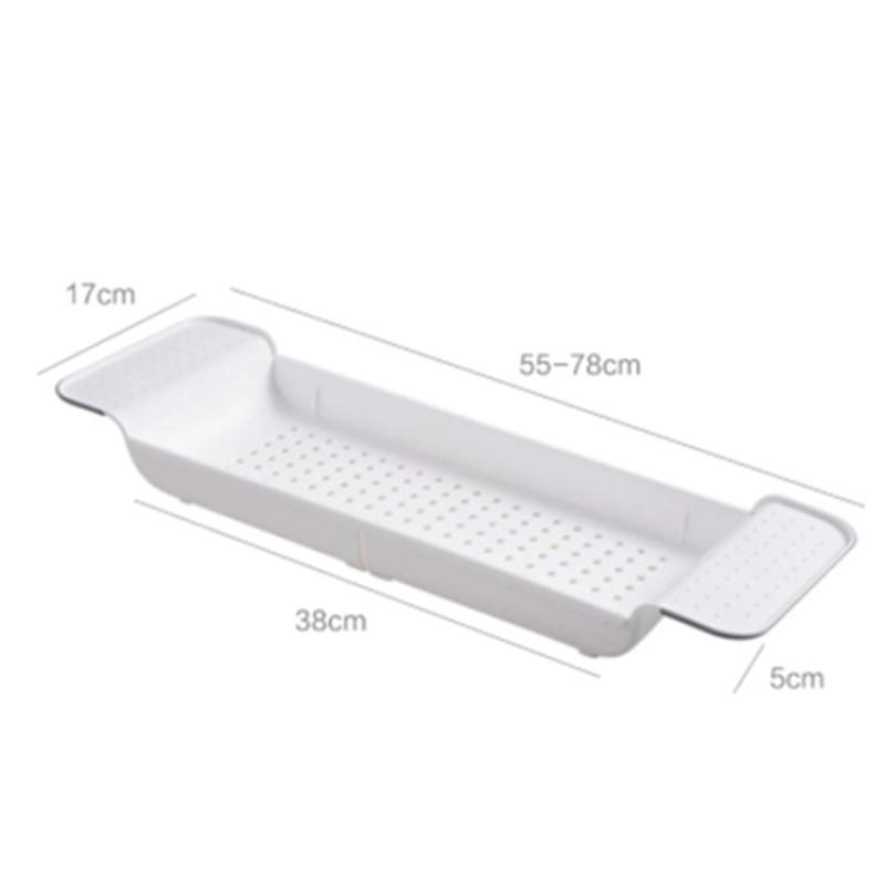 1 vnt ištraukiamas vonios laikymo stovas vonios padėklas lentyna vonia Daugiafunkcinis vonios įrankio rankšluosčių virtuvės kriauklės kanalizacijos laikiklis