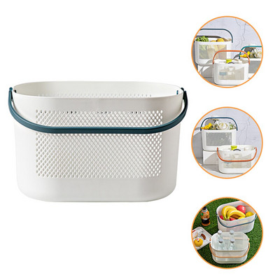 Dušo krepšelio rankenos laikiklis nešiojamasis laikiklis Bathroomdorm Bucket College Šampūnas