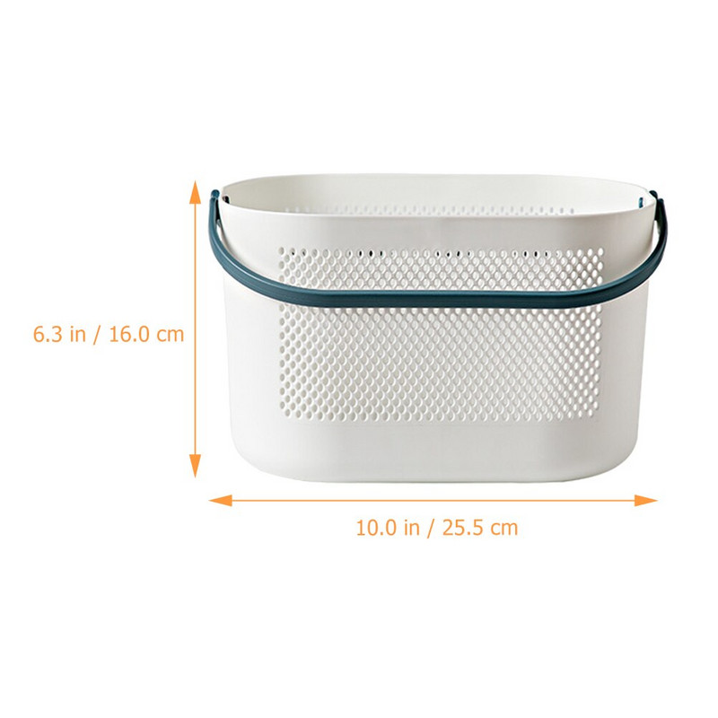 Dušo krepšelio rankenos laikiklis nešiojamasis laikiklis Bathroomdorm Bucket College Šampūnas