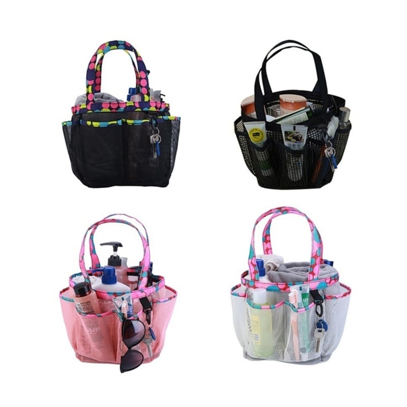 Nová sieťovaná sprchová taška Prenosná ručná sieťovaná sprchová taška do internátu Prenosná sprchová taška do internátu