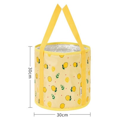 Bacino pieghevole viaggi campeggio lavabo secchio pesca bacino pieghevole pediluvio lavandino piede ammollo borsa secchio multif