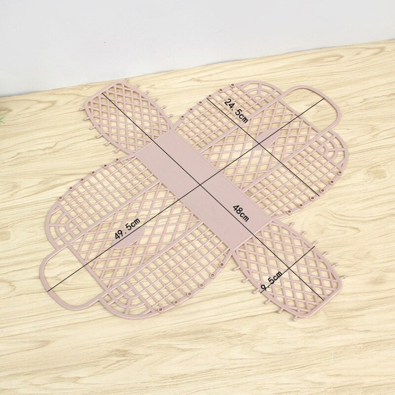 Veľkokapacitná taška, dutá želé, plážová dovolenka, prenosná taška, opakovane použiteľná a ľahko čistiteľná plastová prenosná kúpeľňová taška