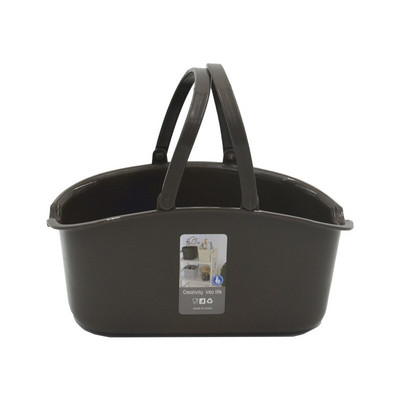 Prenosný kôš na kúpeľ s dutým dnom a rukoväťou zo sieťoviny, plastový sprchový úložný kôš na umývanie riadu, domáci organizér do kúpeľne