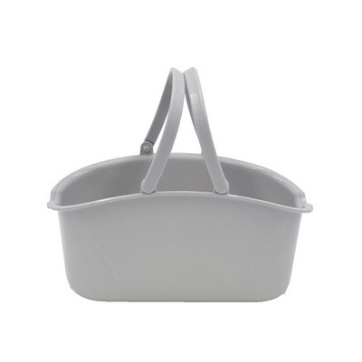 Prenosný kôš na kúpeľ s dutým dnom a rukoväťou zo sieťoviny, plastový sprchový úložný kôš na umývanie riadu, domáci organizér do kúpeľne