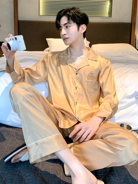 Muška dvodijelna proljetna pidžama