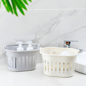 Jednoduchý prenosný dutý opakovane použiteľný plastový organizér do kúpeľne, košík na jedlo, občerstvenie, hračky, toaletné potreby