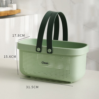 Coș pentru articole diverse pentru baie Coș portabil din plastic pentru rufe Coș de sortare cârpe murdare Depozitare gel de duș Organizator de bucătărie pentru sufragerie