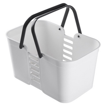 Νέο Basket Portable Box Storage Πλαστικό Μπάνιο Organizer and Storage Square Bath Basket Sundries Storage Box