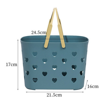 Coș de baie portabil din plastic pentru șampon Gel de duș Coș de depozitare pentru spălat baie NOU