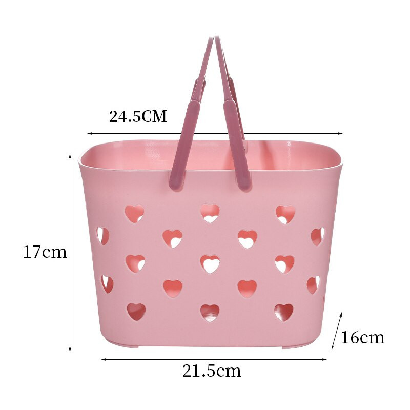 Coș de baie portabil din plastic pentru șampon Gel de duș Coș de depozitare pentru spălat baie NOU