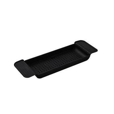 Echome Bath Tray Shelf Multifunkčný výsuvný stojan na vaňu Kúpeľňové náradie Úložný priestor na uteráky Držiak na odtok kuchynského drezu