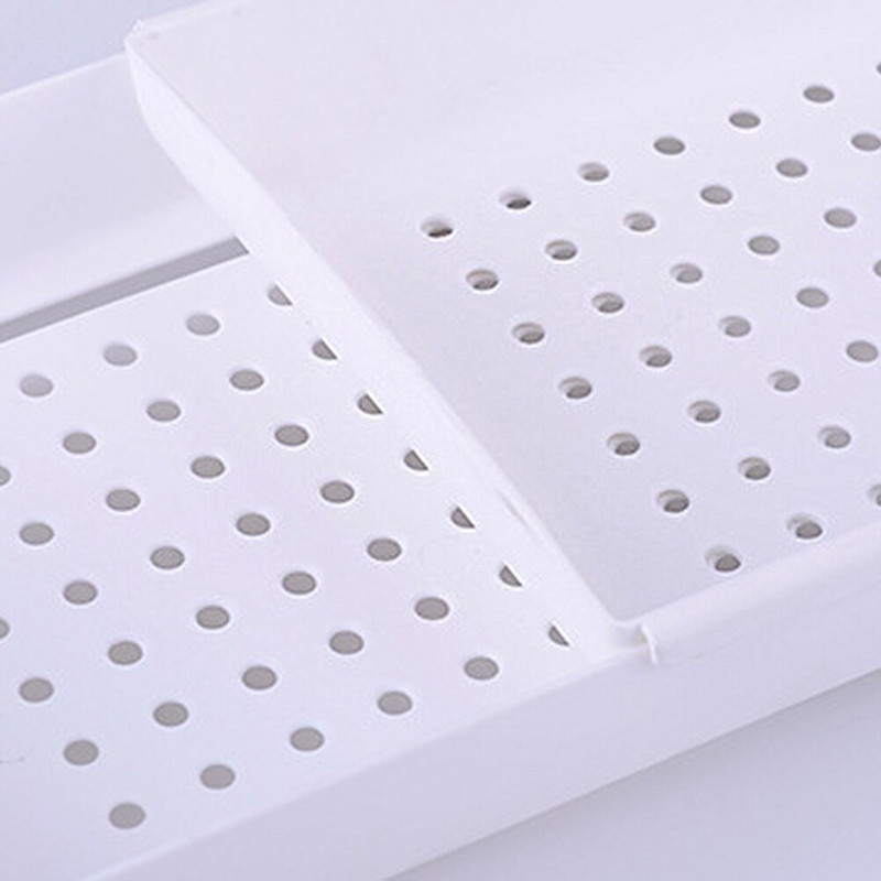 Tavă de baie Caddy peste masă reglabilă Cada de baie Laptop Cadă de duș Suport modern extensibil Suport extensibil