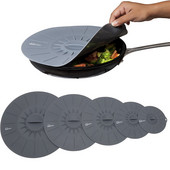 Be BPA silikoninis mikrobangų dubens dangtis kepimo puodo keptuvės dangtelis dangtelis silikoninis maisto įvyniojimas maisto gaminimo įrankiai virtuvės reikmenys