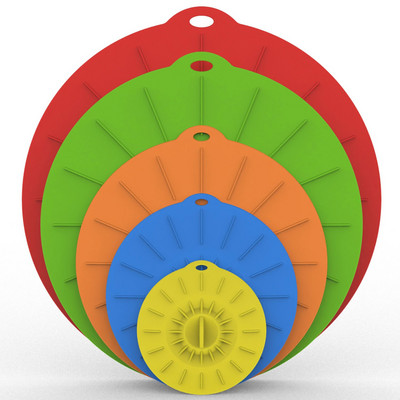 Be BPA silikoninis mikrobangų dubens dangtis kepimo puodo keptuvės dangtelis dangtelis silikoninis maisto įvyniojimas maisto gaminimo įrankiai virtuvės reikmenys