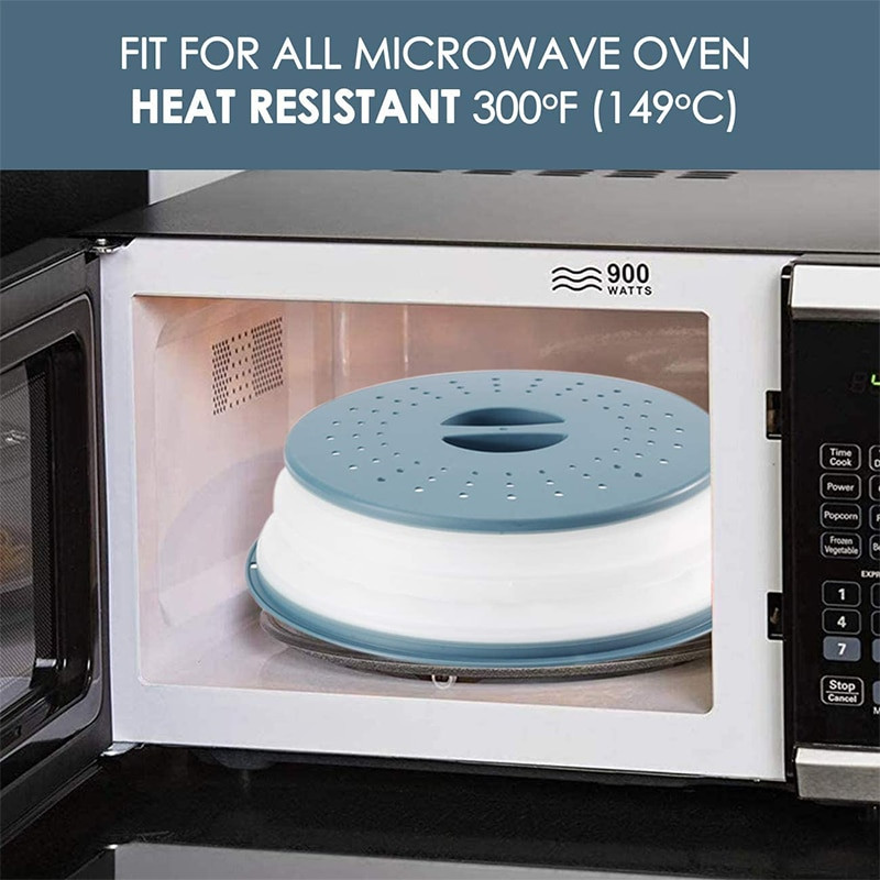 BPA-vaba kokkupandav mikrolaineahju kate toidu jaoks Mikrolaineahju pritsmete kate Toidusõel nõudepesumasinas ohutu kokkupandav mikrolaineahju kaas