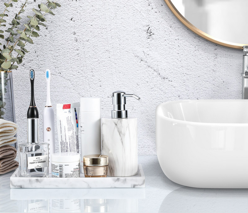 Kupaonski umivaonik, komoda od smole Prsten za nakit Spremnik za posuđe Kuhinjski sudoper Organizator Držač tanjura za parfem