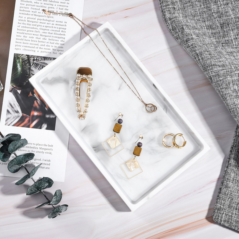 Kupaonski umivaonik, komoda od smole Prsten za nakit Spremnik za posuđe Kuhinjski sudoper Organizator Držač tanjura za parfem